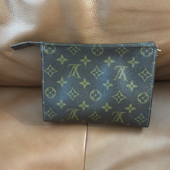 Louis Vuitton Vintage Monogram Pochette EUC Pre 1986 Vintage cosmetics Pouch - Picture 4 of 10